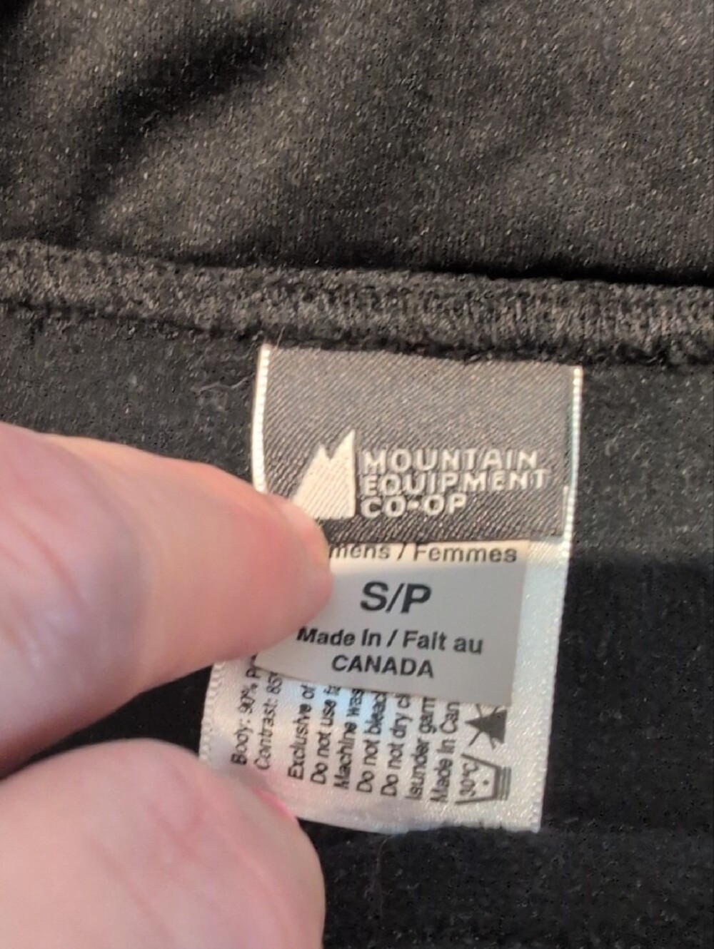 532 - MEC Black Performance Pants | Women's Athletic Travel Outdoor Pants | Zips - Picture 3 of 9